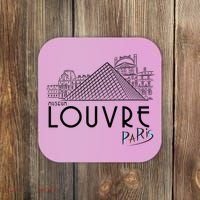 Louvre Museum In Paris Coaster thumb 0
