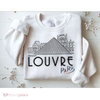 Louvre Museum In Paris Sweatshirt thumb 2