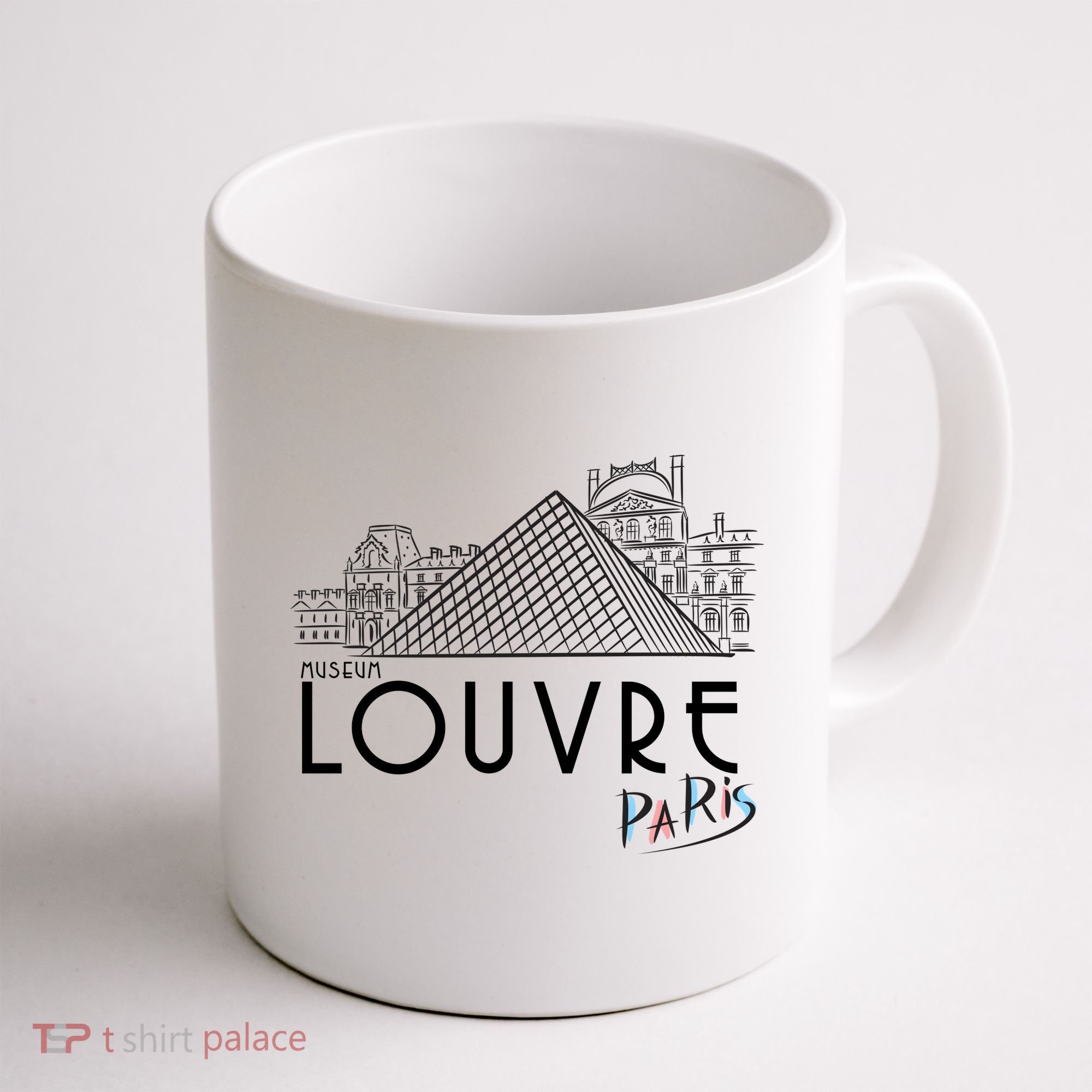 Louvre Museum In Paris Coffee Mug
