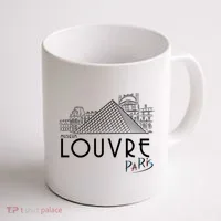 Louvre Museum In Paris Coffee Mug thumb 1