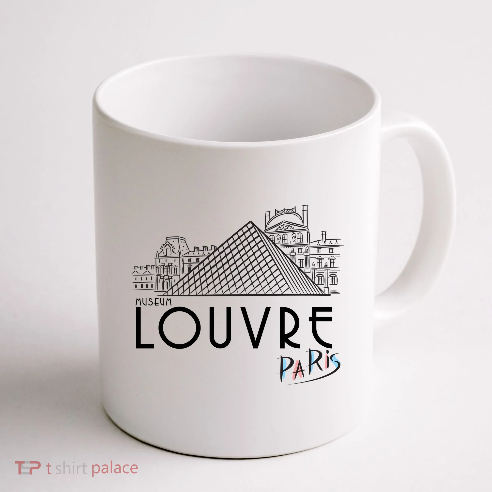 Louvre Museum In Paris Coffee Mug