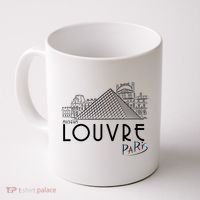 Louvre Museum In Paris Coffee Mug thumb 0