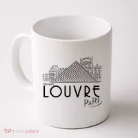 Louvre Museum In Paris Coffee Mug thumb 0