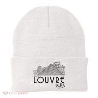 Louvre Museum In Paris Beanie thumb 0