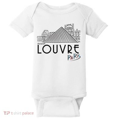 Louvre Museum In Paris Baby Bodysuit