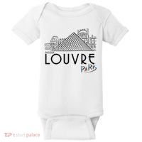 Louvre Museum In Paris Baby Bodysuit thumb 0