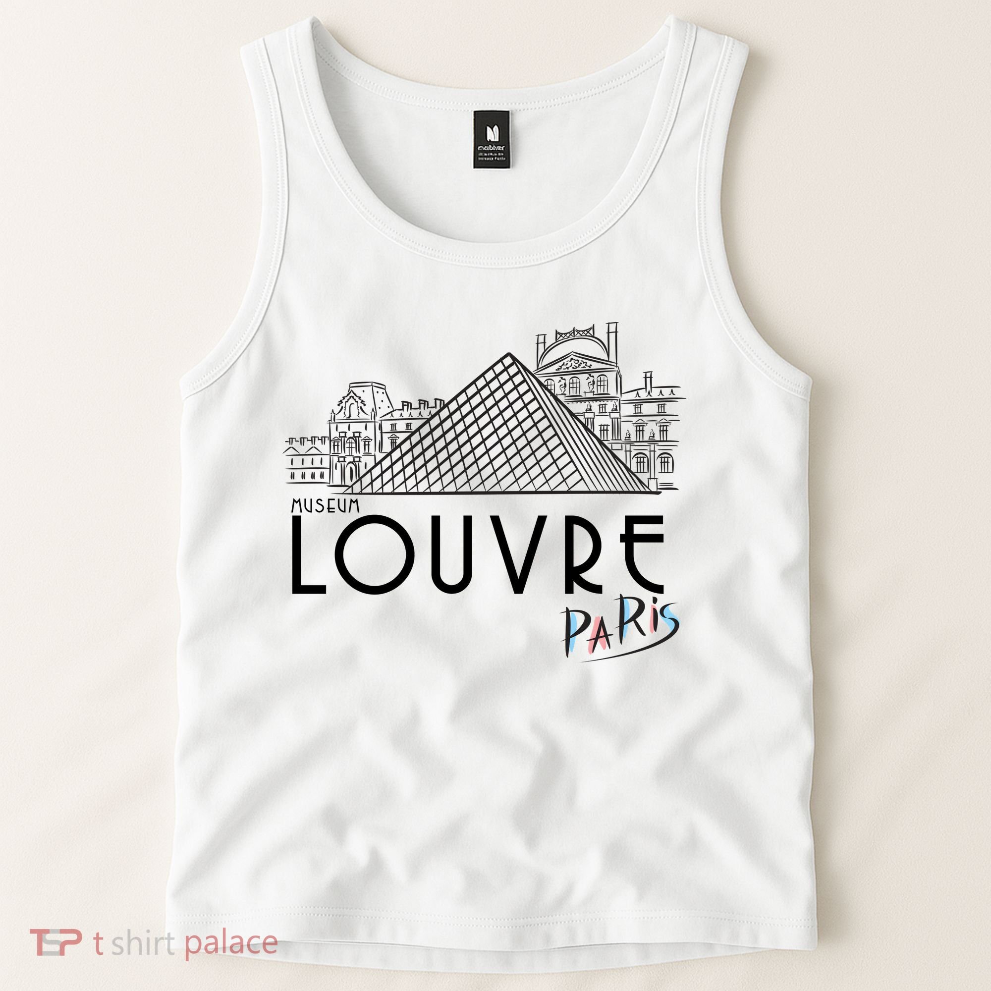 Louvre Museum In Paris Tank Top