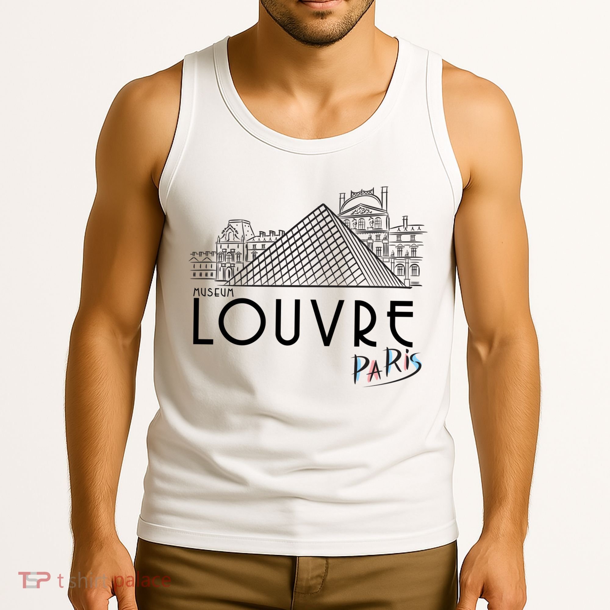 Louvre Museum In Paris Tank Top