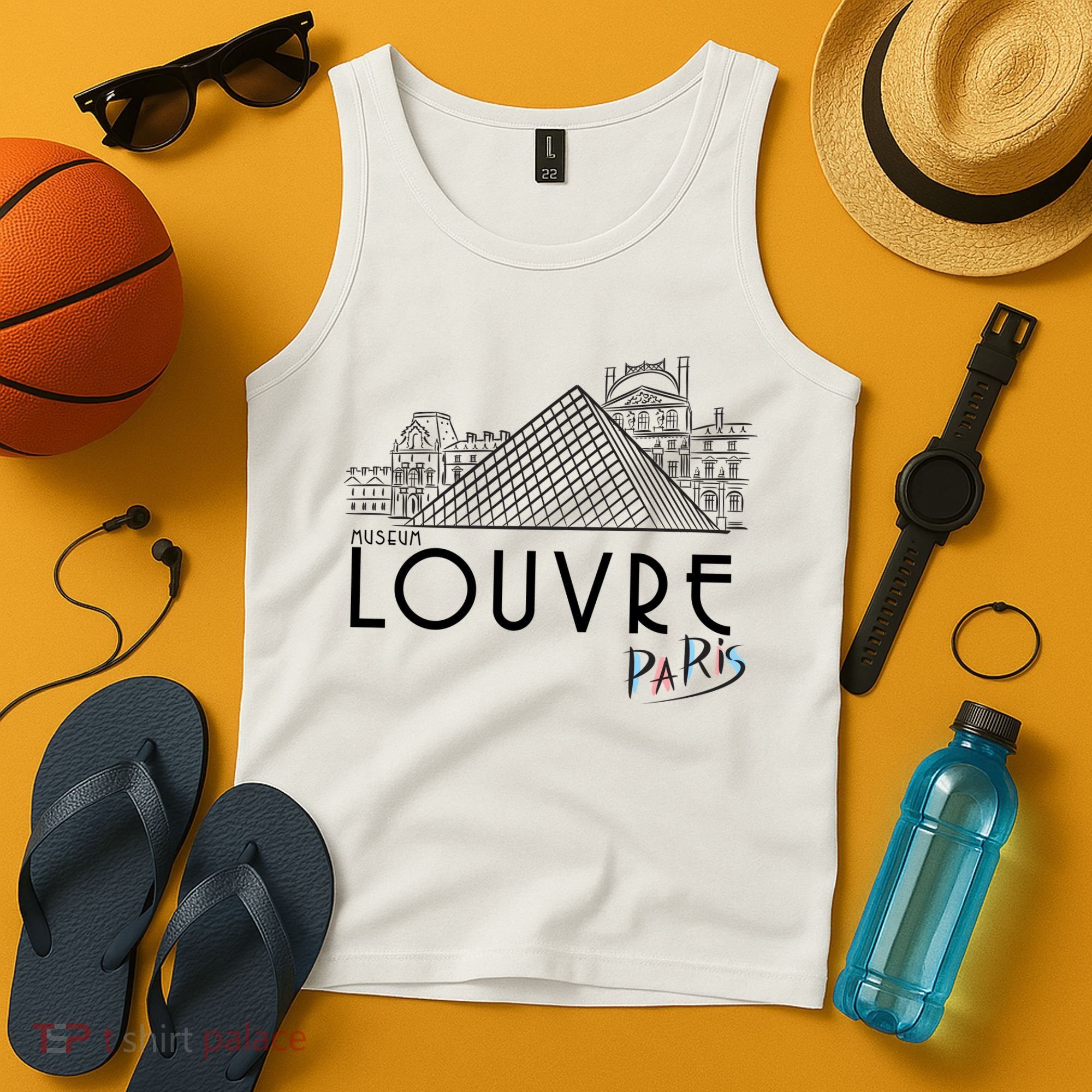 Louvre Museum In Paris Tank Top
