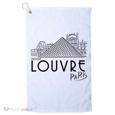 Louvre Museum In Paris Golf Towel