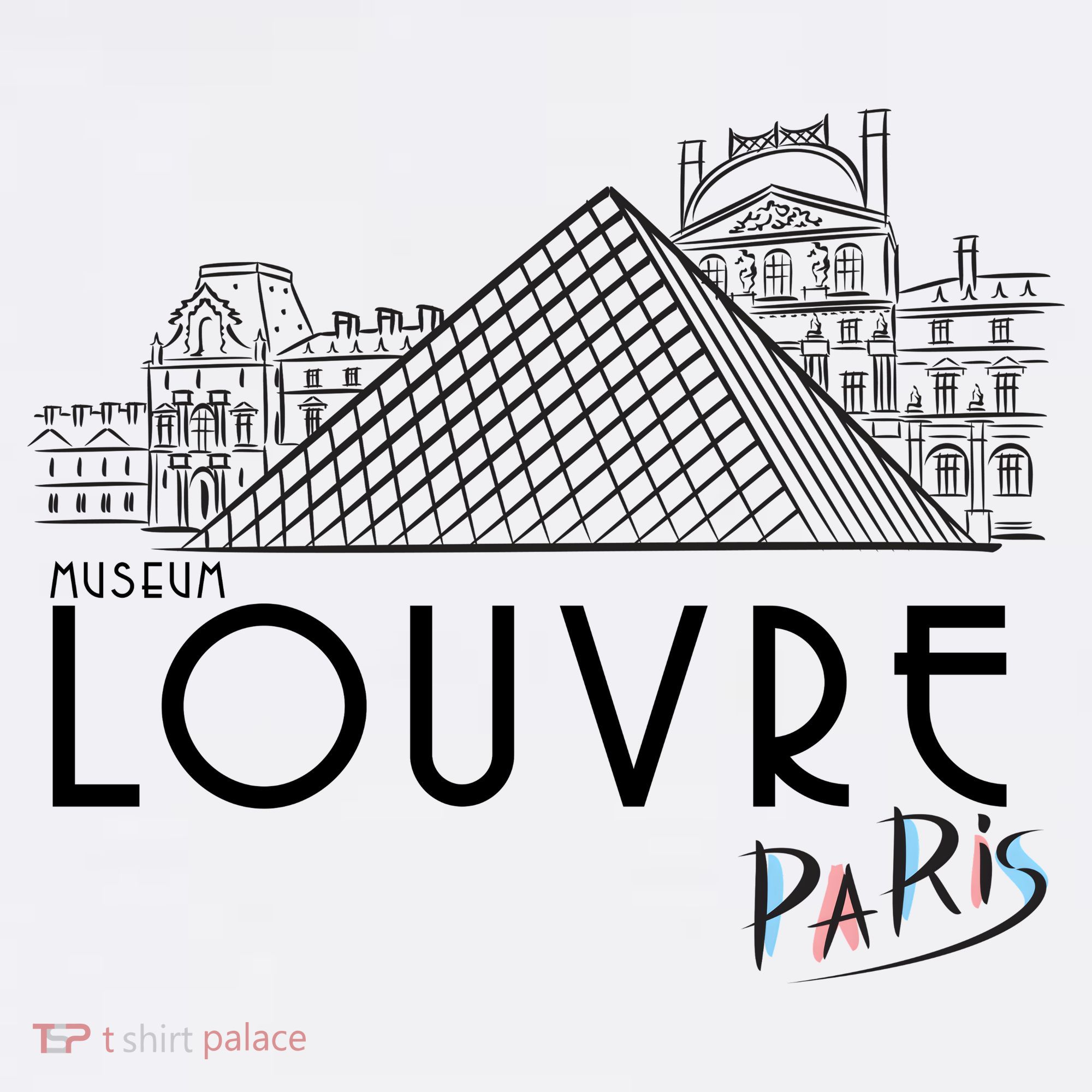 Louvre Museum In Paris Toddler T-Shirt