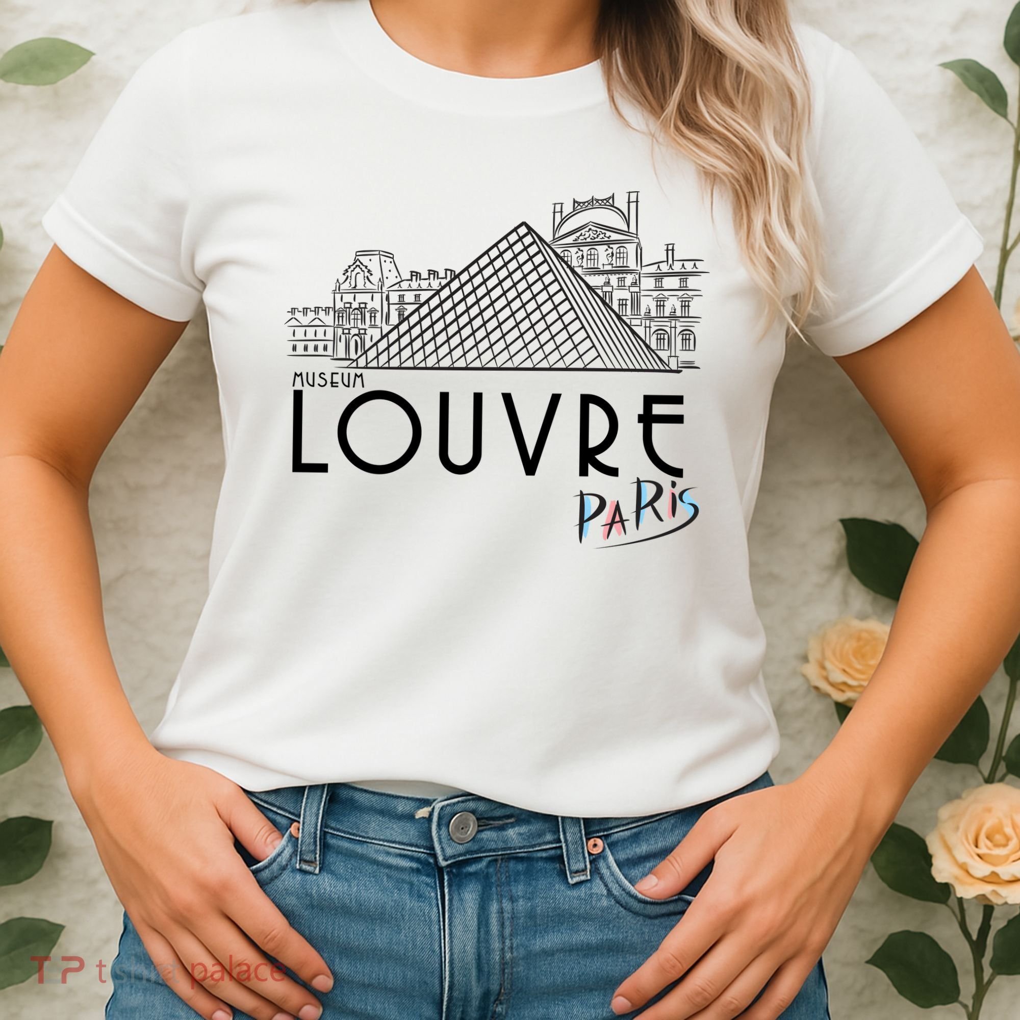 Louvre Museum In Paris Women's T-Shirt