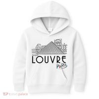 Louvre Museum In Paris Kids Hoodie thumb 0
