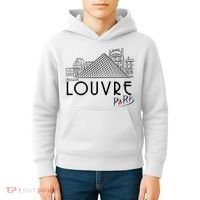 Louvre Museum In Paris Kids Hoodie thumb 4