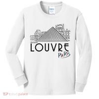 Louvre Museum In Paris Kids Long Sleeve Shirt thumb 0