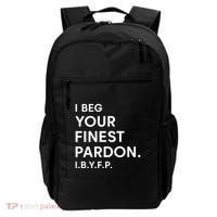 Landon Mauk I Beg Your Finest Pardon I.B.Y.F.P Backpack thumb 0
