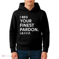 Landon Mauk I Beg Your Finest Pardon I.B.Y.F.P Kids Hoodie thumb 4