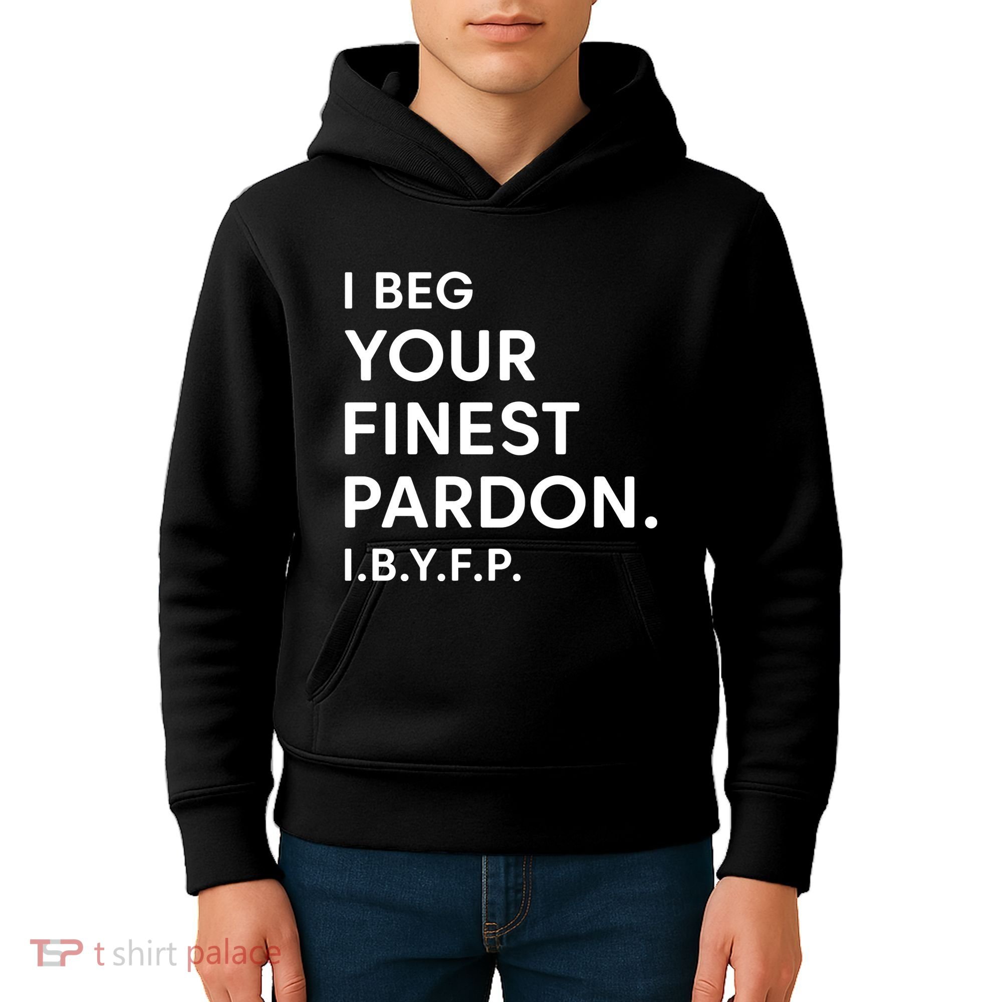 Landon Mauk I Beg Your Finest Pardon I.B.Y.F.P Kids Hoodie