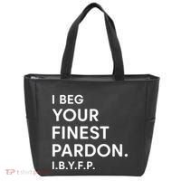 Landon Mauk I Beg Your Finest Pardon I.B.Y.F.P Tote Bag thumb 0