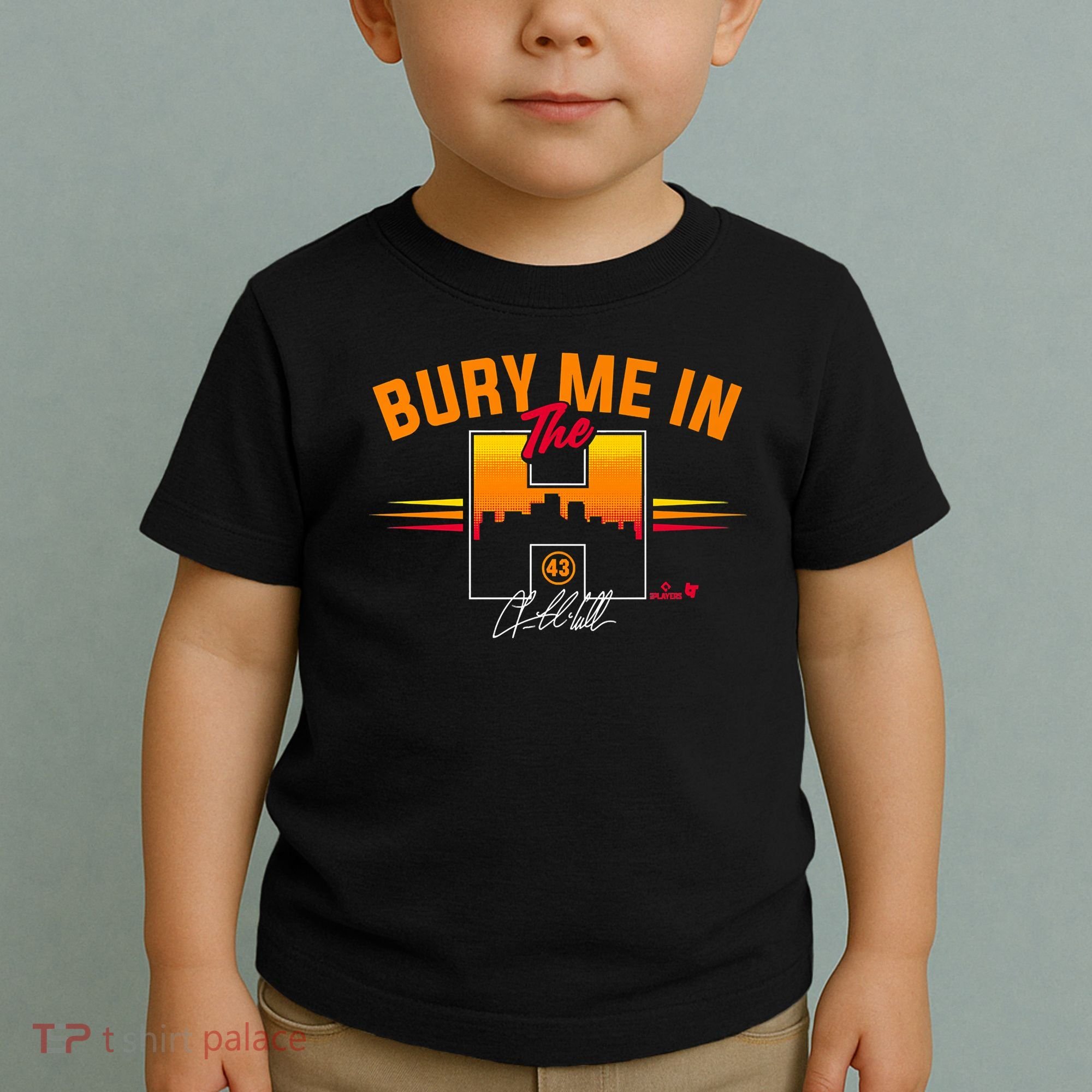 Lance McCullers Jr. Bury Me In The H Houston Baseball Toddler T-Shirt
