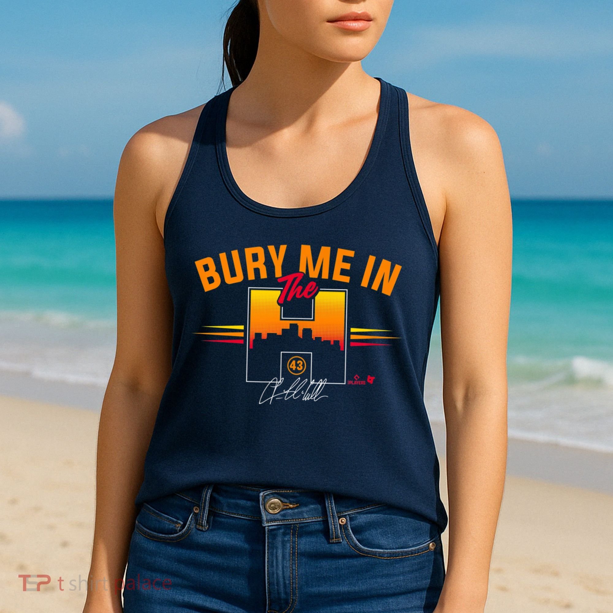 Lance McCullers Jr Bury Me In The Houston Baseball Women's Tank Top