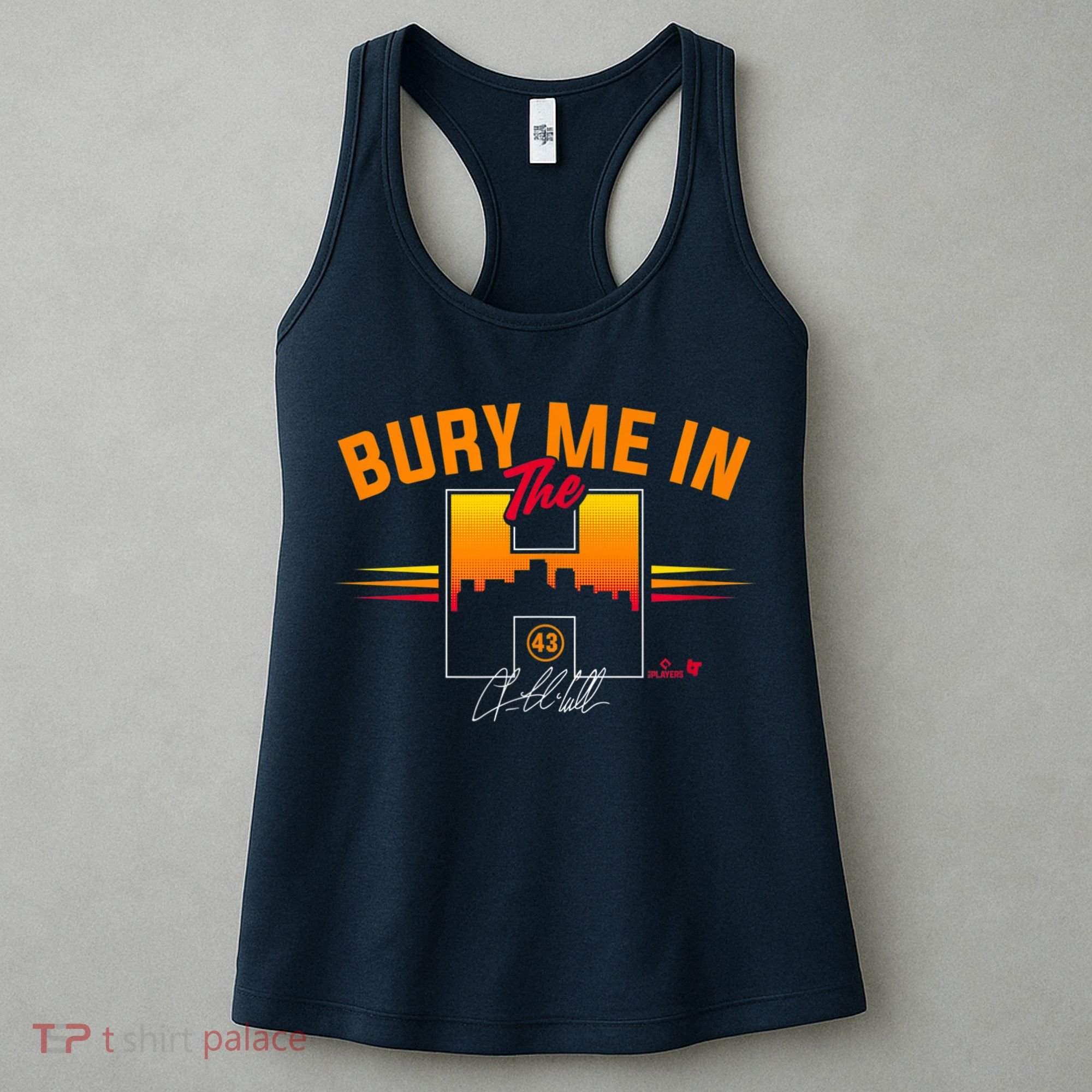 Lance McCullers Jr Bury Me In The Houston Baseball Women's Tank Top
