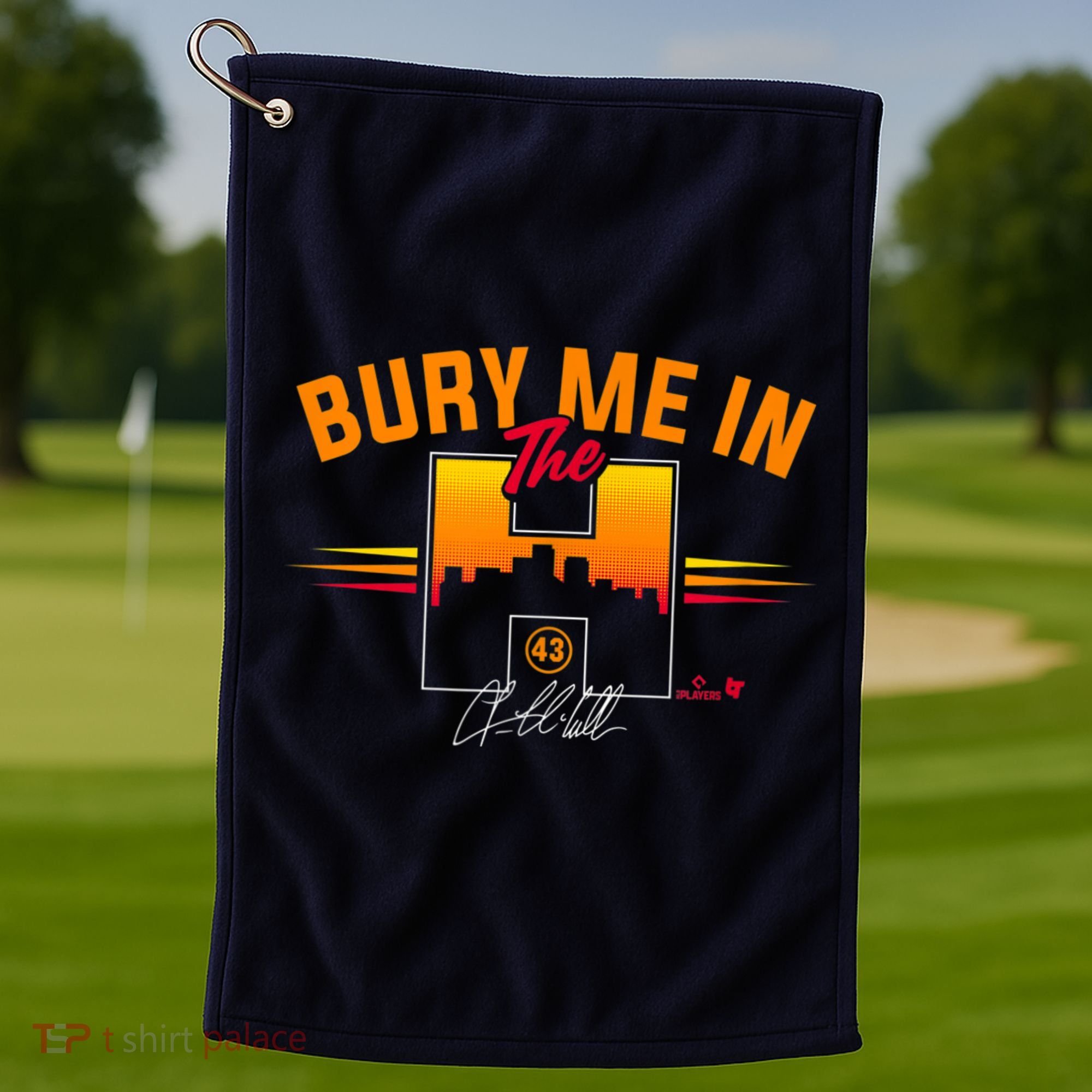 Lance McCullers Jr Bury Me In The Houston Baseball Golf Towel