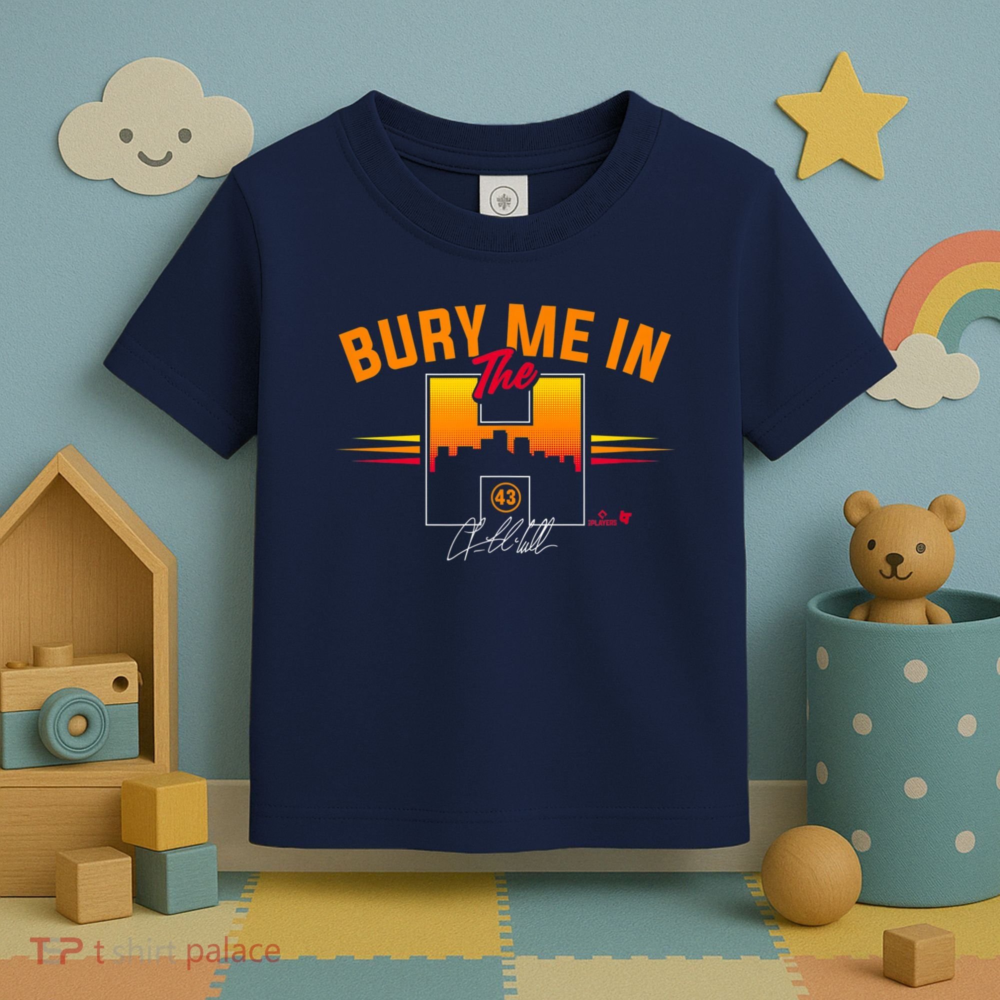 Lance McCullers Jr Bury Me In The Houston Baseball Toddler T-Shirt
