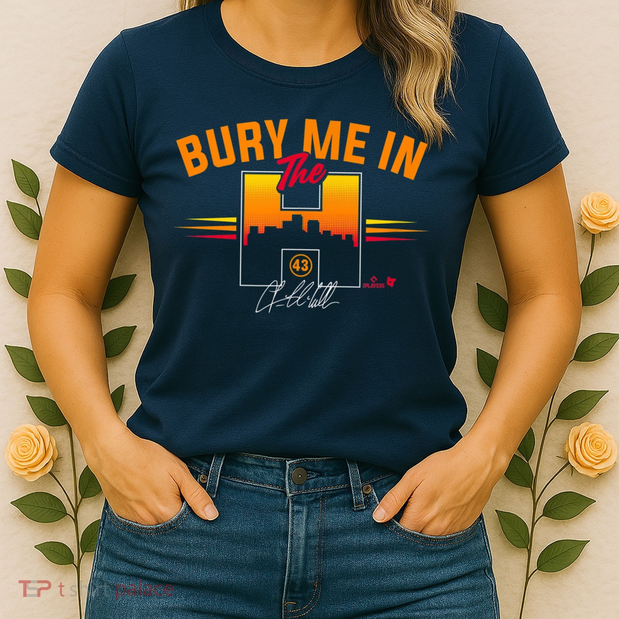 Lance McCullers Jr Bury Me In The Houston Baseball Women's T-Shirt