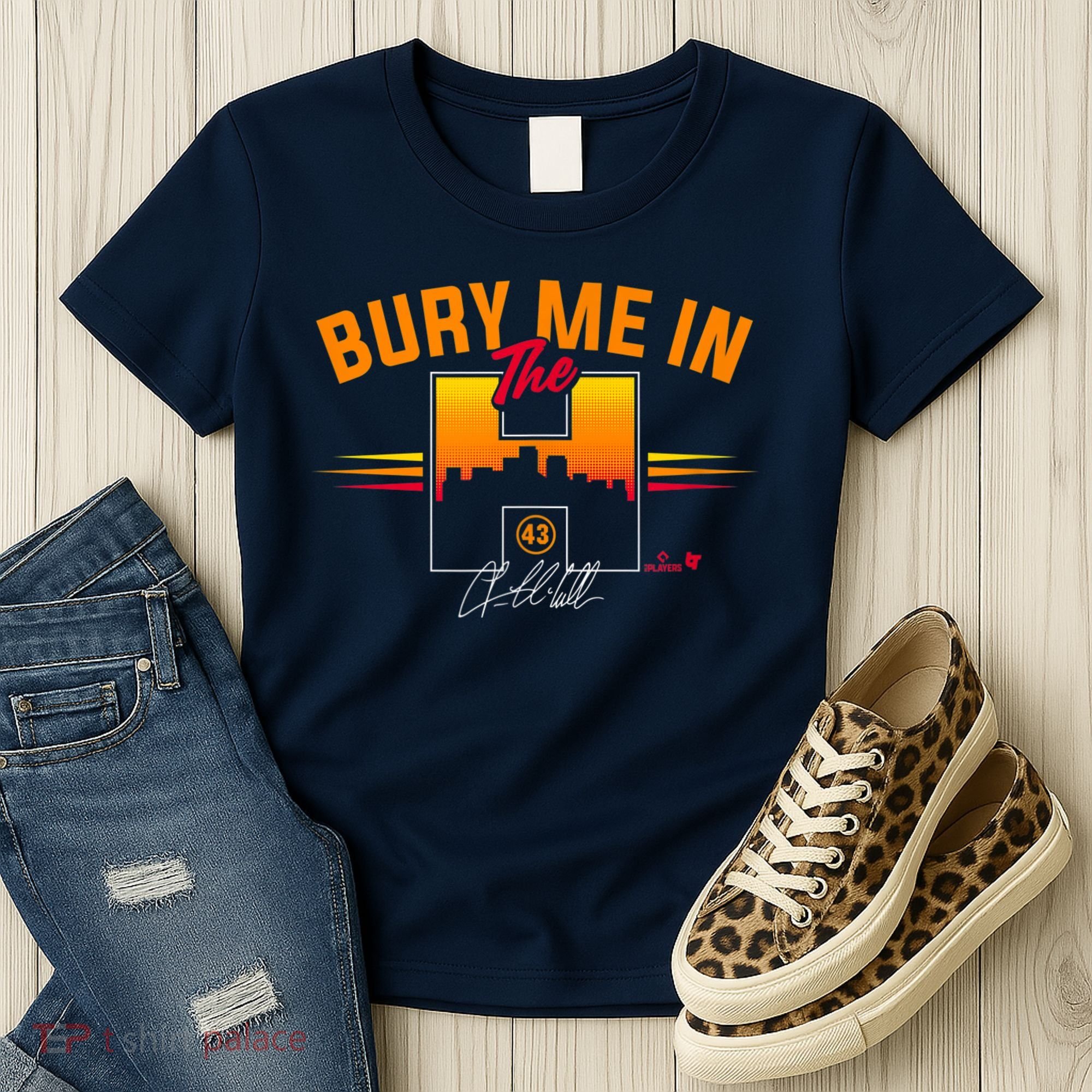 Lance McCullers Jr Bury Me In The Houston Baseball Women's T-Shirt