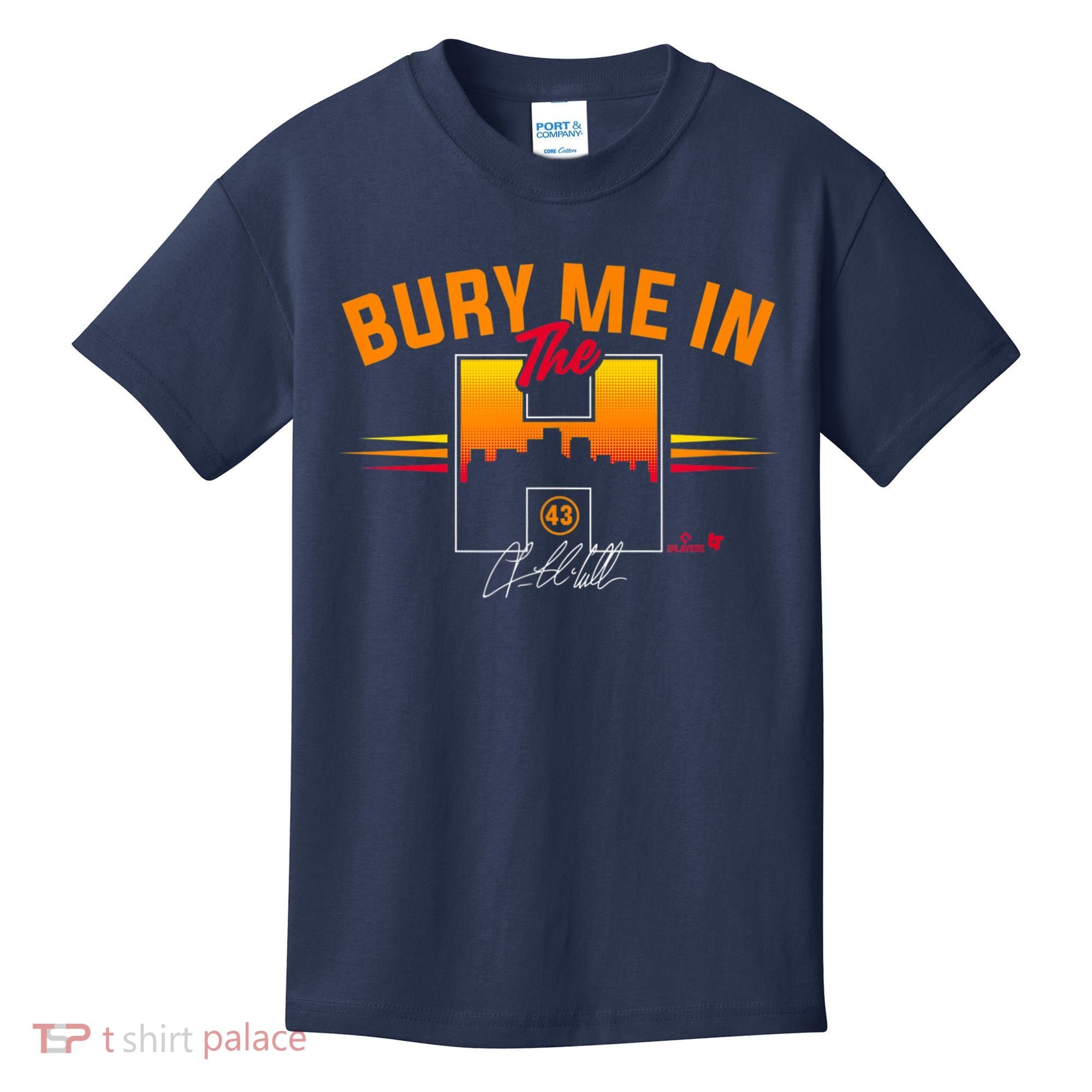 Lance McCullers Jr Bury Me In The Houston Baseball Kids T-Shirt