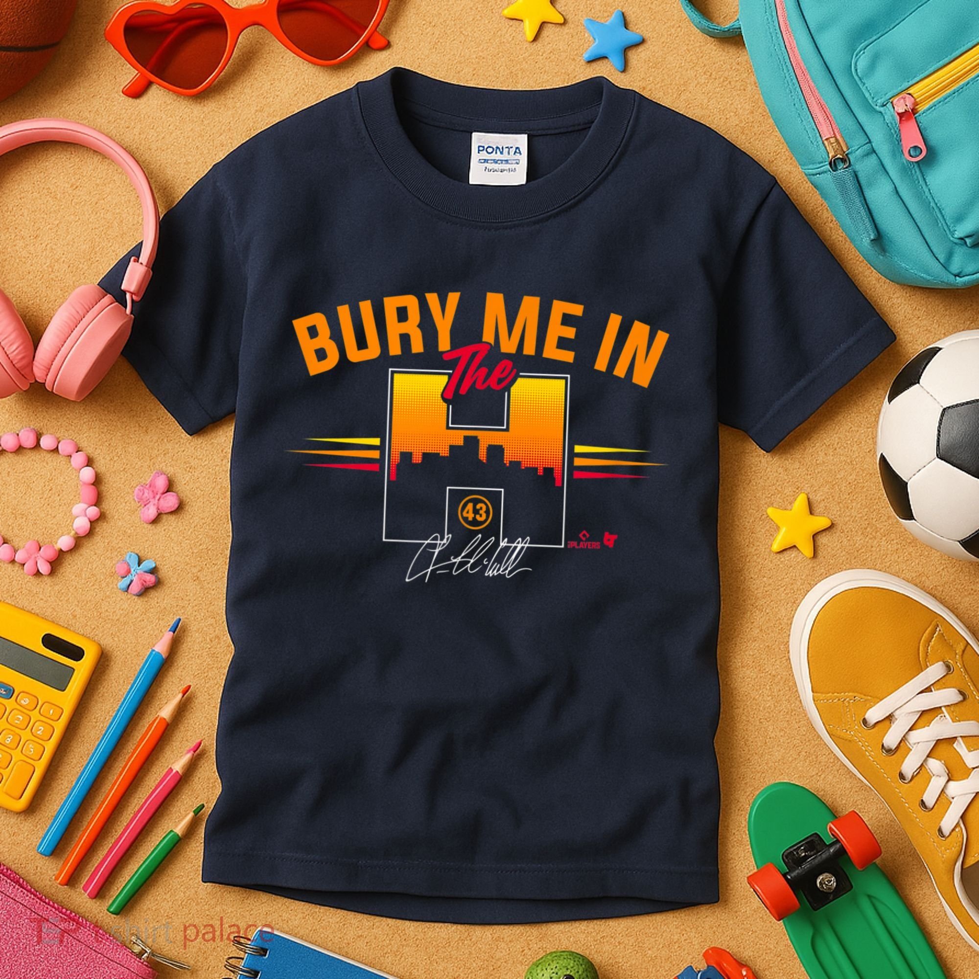 Lance McCullers Jr Bury Me In The Houston Baseball Kids T-Shirt