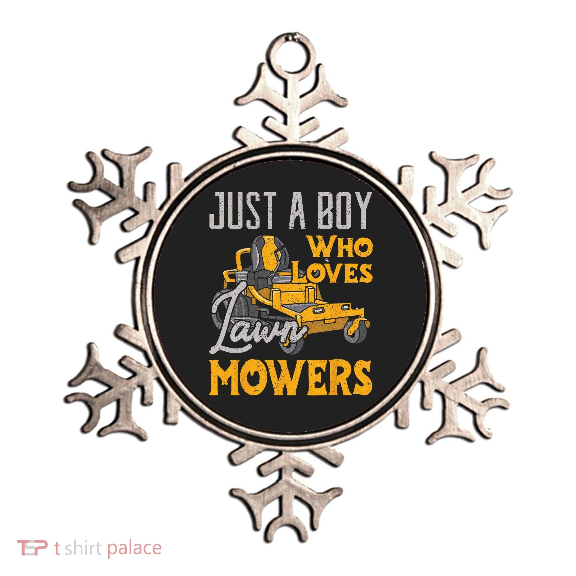 Lawn Mowing Just A Who Loves Mowers Gardener Ornament