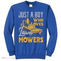 Lawn Mowing Just A Who Loves Mowers Gardener Sweatshirt thumb 0
