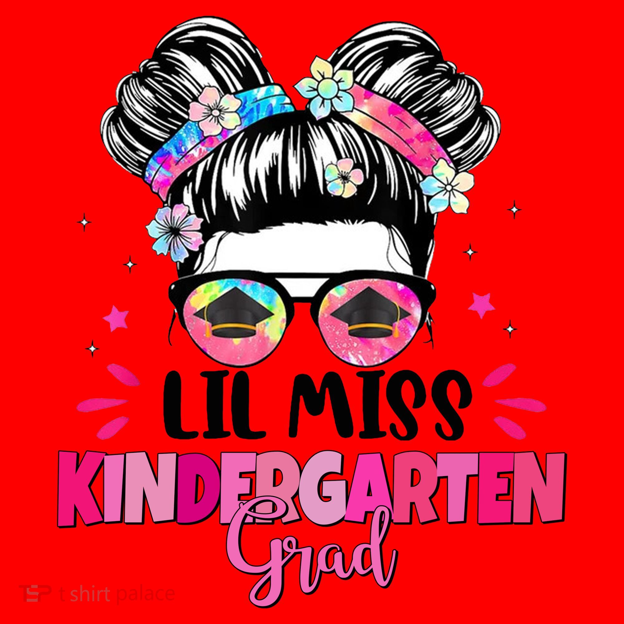 Lil Miss Kindergarten Grad Last Day Of School Santa Hat
