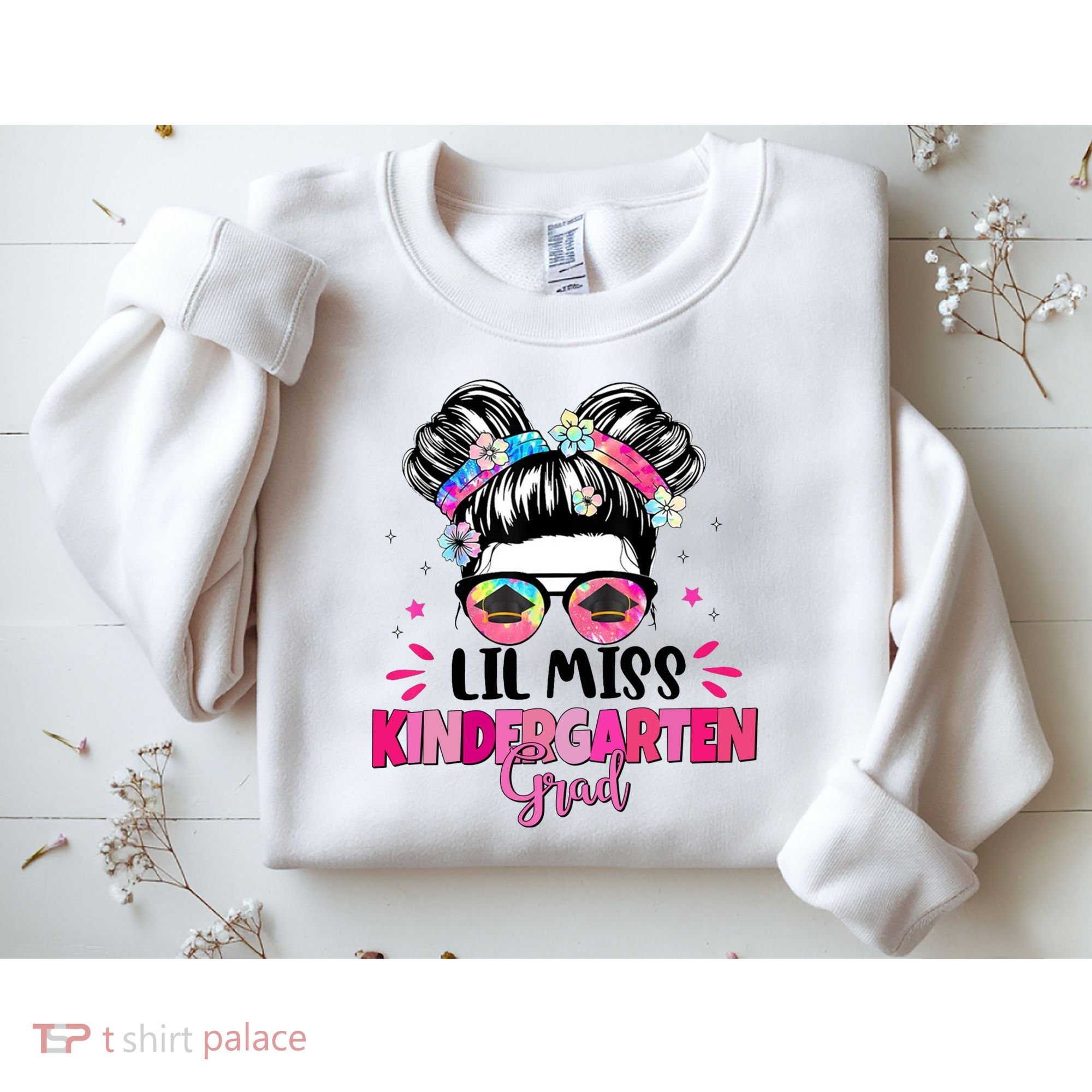 Lil Miss Kindergarten Grad Last Day Of School Sweatshirt