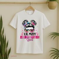 Lil Miss Kindergarten Grad Last Day Of School T-Shirt thumb 2