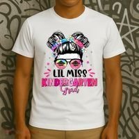 Lil Miss Kindergarten Grad Last Day Of School T-Shirt thumb 3