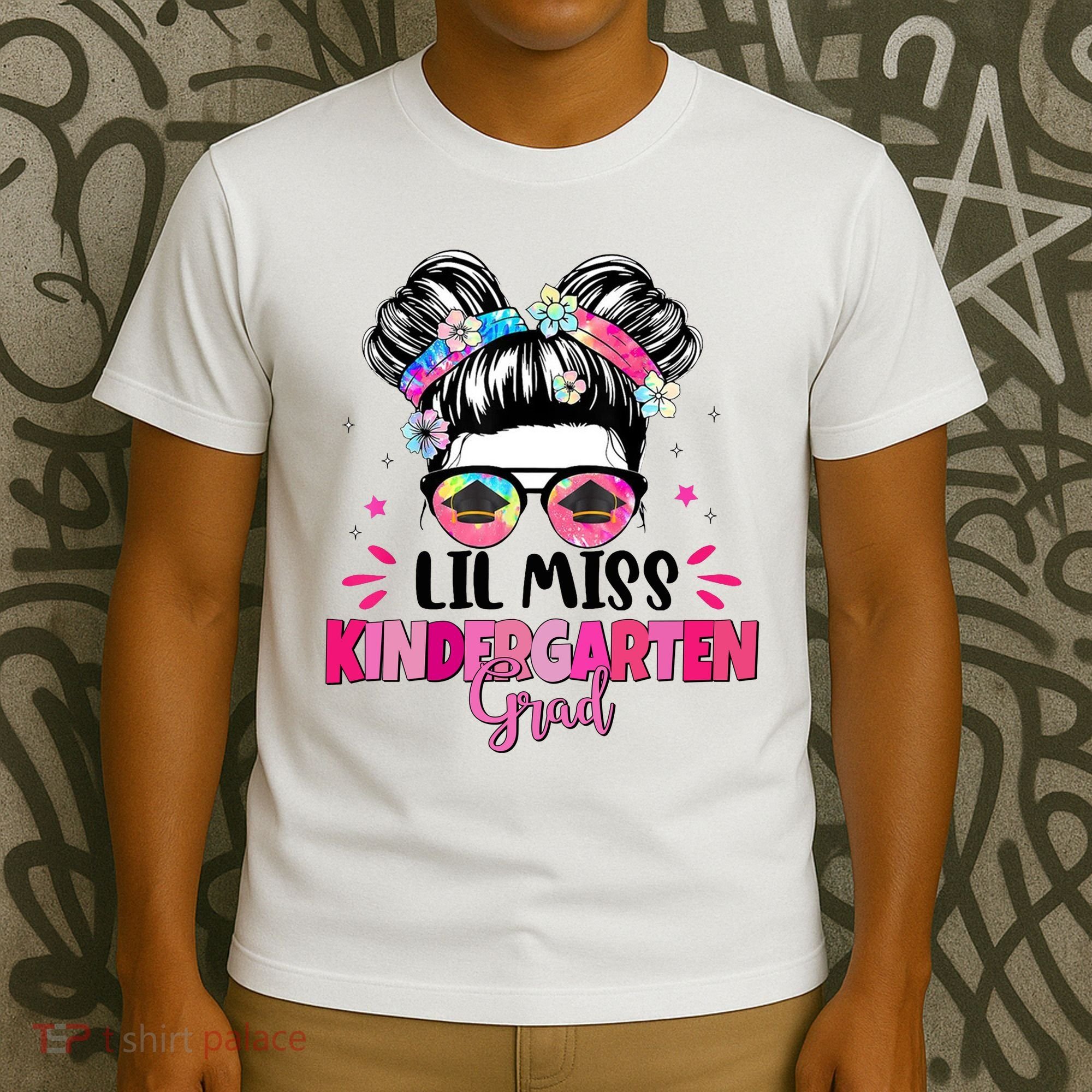 Lil Miss Kindergarten Grad Last Day Of School T-Shirt