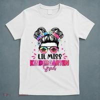Lil Miss Kindergarten Grad Last Day Of School T-Shirt thumb 5