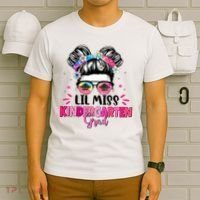 Lil Miss Kindergarten Grad Last Day Of School T-Shirt thumb 6