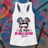 Lil Miss Kindergarten Grad Last Day Of School Women's Tank Top thumb 3