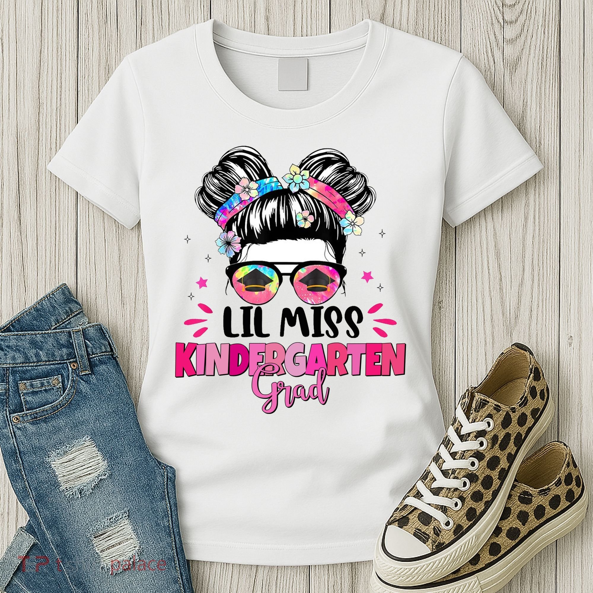 Lil Miss Kindergarten Grad Last Day Of School Women's T-Shirt