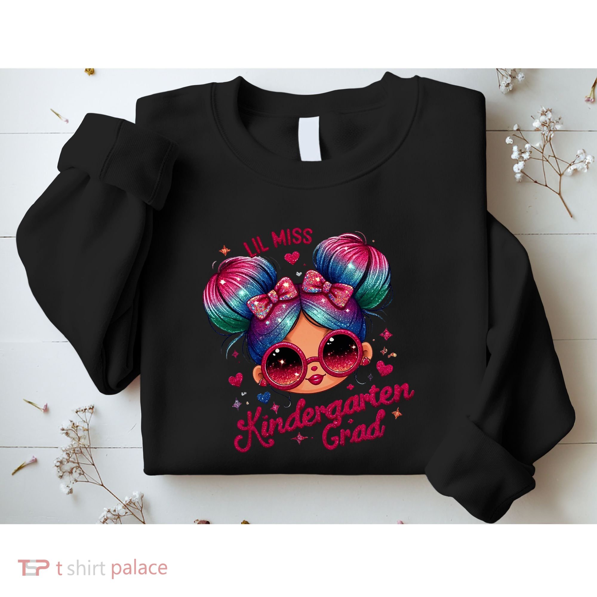 Lil Miss Kindergarten Grad Graduation Last Day Kindergarten Sweatshirt