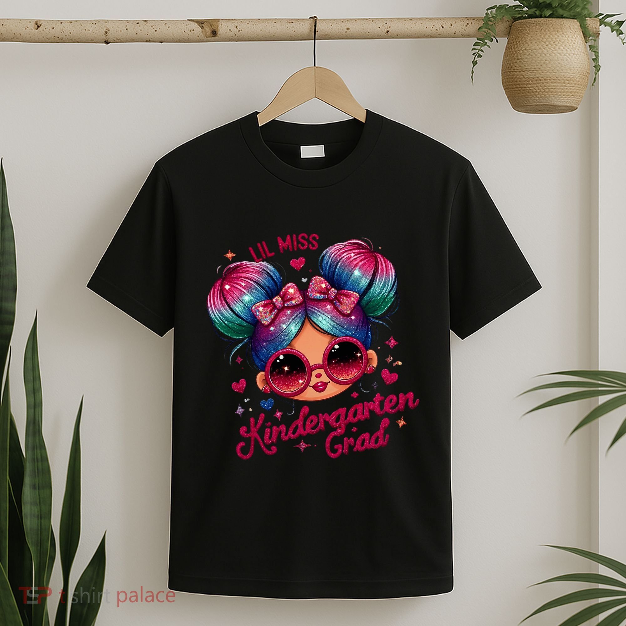 Lil Miss Kindergarten Grad Graduation Last Day Kindergarten T-Shirt