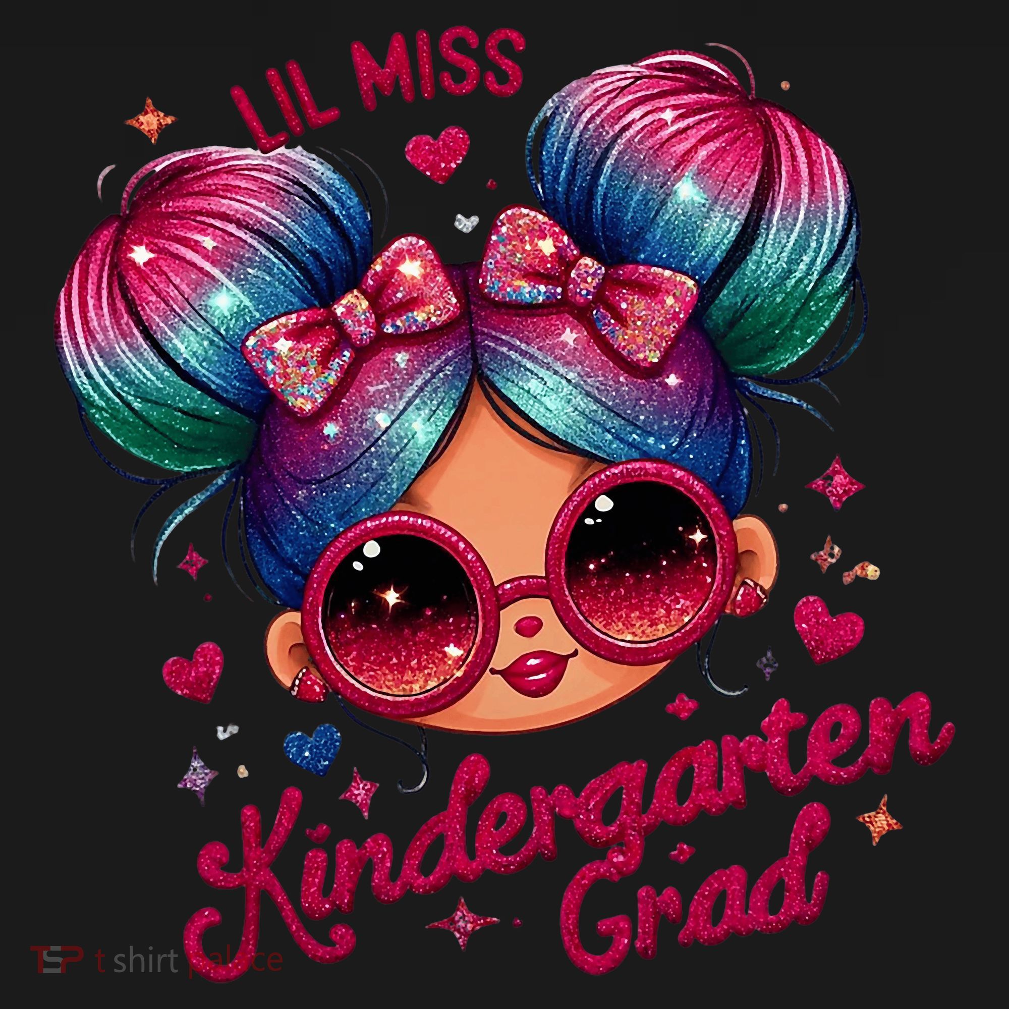 Lil Miss Kindergarten Grad Graduation Last Day Kindergarten Women's Hoodie