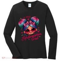 Lil Miss Kindergarten Grad Graduation Last Day Kindergarten Women's Long Sleeve Shirt thumb 0