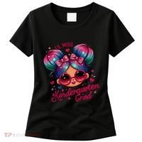 Lil Miss Kindergarten Grad Graduation Last Day Kindergarten Women's T-Shirt thumb 0
