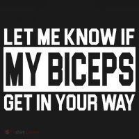 Let Me Know If My Biceps Get In Your Way Bucket Hat thumb 4