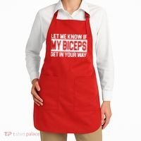 Let Me Know If My Biceps Get In Your Way Apron thumb 2